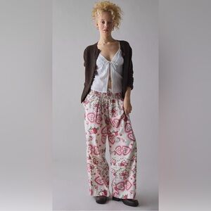 🩷 Kimchi Blue Smocked Wide Leg Pant